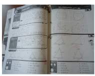 計算ドリル以外は書き込む。答え合わせも自分で。1